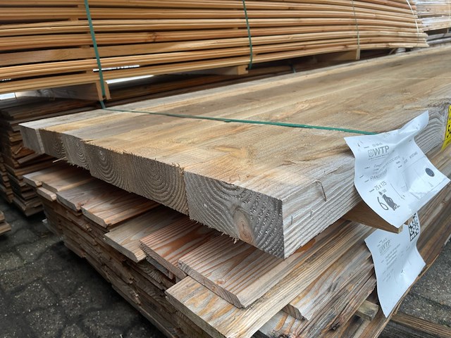 6x douglas balken fijnbezaagd, 75x175mm, lengte 500cm - afbeelding 3 van  3