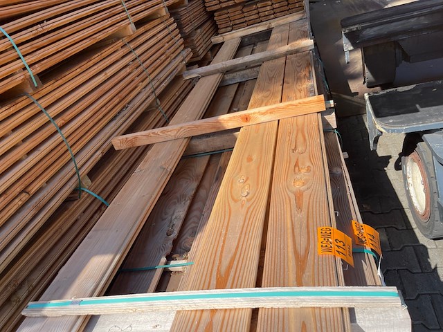 6x douglas wisselsponning, 18x190mm, lengte 400cm - afbeelding 1 van  3
