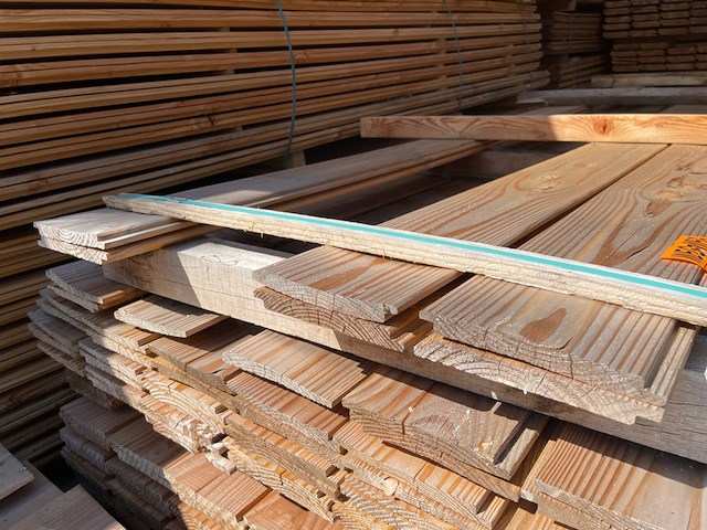 6x douglas wisselsponning, 18x190mm, lengte 400cm - afbeelding 3 van  3