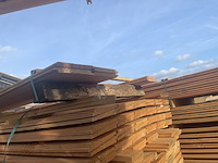 6x douglas wisselsponning/halfhoutsrabat, 18x190mm, lengte 400cm - afbeelding 2 van  3
