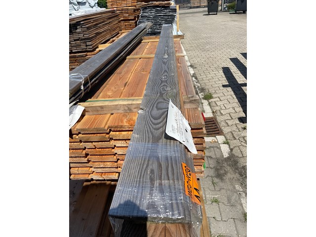 6x douglas zweeds rabat, 26x190mm, lengte 400cm - afbeelding 1 van  3