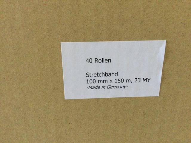 6x dozen van 40 rollen stretchband, 23 my - afbeelding 4 van  4