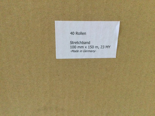 6x dozen van 40 rollen stretchband, 23 my - afbeelding 4 van  4