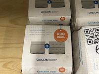6x draadloze co2 ruimtesensor 15rf + afstandsbediening 15rf, orcon - afbeelding 2 van  3