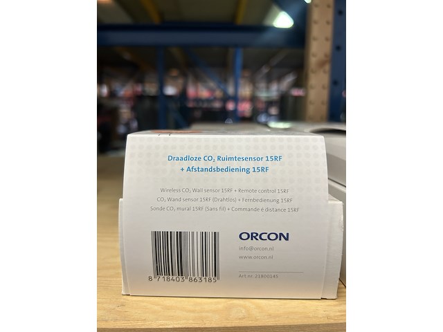 6x draadloze co2 ruimtesensor 15rf + afstandsbediening 15rf, orcon - afbeelding 3 van  3
