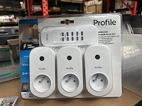 6x draadloze stopcontact set profile, qnect - afbeelding 1 van  5