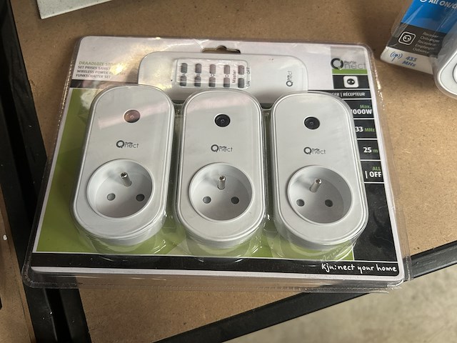 6x draadloze stopcontact set profile, qnect - afbeelding 2 van  5