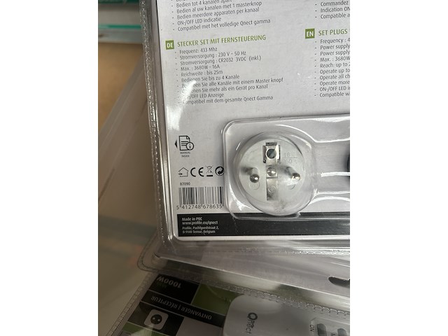 6x draadloze stopcontact set profile, qnect - afbeelding 5 van  5