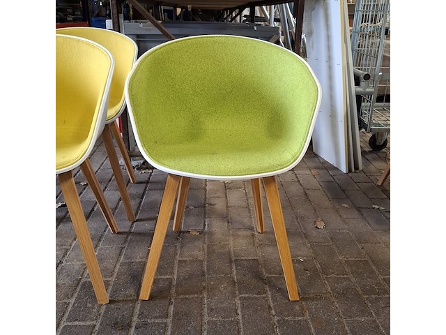 6x eetkamer stoel, hay - afbeelding 2 van  13