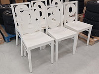 6x eetkamer stoel met nummer - afbeelding 1 van  8