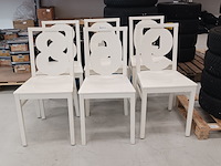 6x eetkamer stoel met nummer - afbeelding 2 van  8