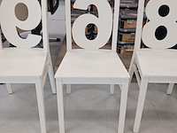 6x eetkamer stoel met nummer - afbeelding 4 van  8