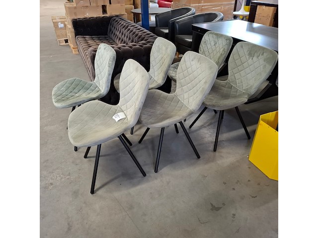 6x eetkamer stoelen - afbeelding 2 van  5