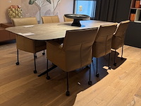 6x eetkamerstoel design on stock, gola, smoke - afbeelding 1 van  6