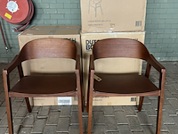 6x eetkamerstoel dutchbone, westlake, walnoot - afbeelding 1 van  6