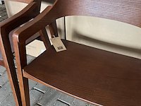 6x eetkamerstoel dutchbone, westlake, walnoot - afbeelding 2 van  6