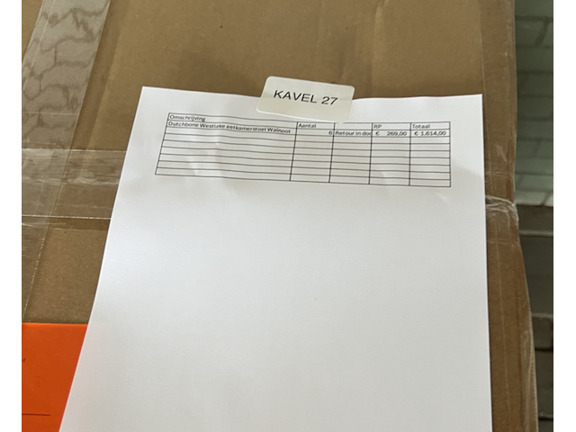 6x eetkamerstoel dutchbone, westlake, walnoot - afbeelding 4 van  6