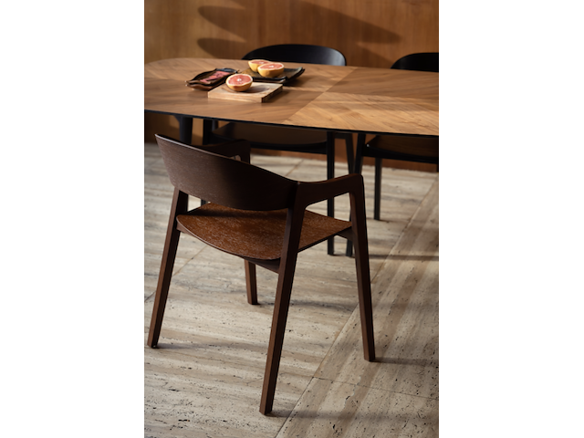 6x eetkamerstoel dutchbone, westlake, walnoot - afbeelding 5 van  6