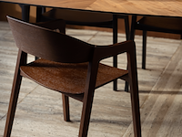 6x eetkamerstoel dutchbone, westlake, walnoot - afbeelding 5 van  6