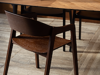 6x eetkamerstoel dutchbone, westlake, walnoot - afbeelding 2 van  6