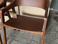 6x eetkamerstoel dutchbone, westlake, walnoot - afbeelding 3 van  6