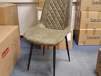 6x eetkamerstoel groen - afbeelding 1 van  5