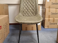 6x eetkamerstoel groen - afbeelding 2 van  5