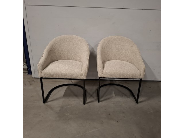 6x eetkamerstoel, rivièra maison , lincoln textafoam lodge - afbeelding 12 van  20