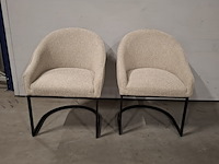 6x eetkamerstoel, rivièra maison , lincoln textafoam lodge - afbeelding 12 van  20