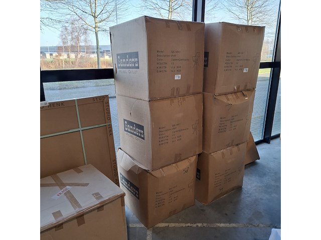 6x eetkamerstoel tribeca draaibaar, antraciet, 2025 - afbeelding 2 van  2