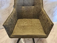 6x eetkamerstoel tribeca draaibaar, groen, 2025 - afbeelding 1 van  2