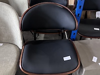6x eetkamerstoel walnoot, housecraft living - afbeelding 4 van  4