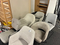 6x eetkamerstoelen, beige - afbeelding 2 van  2