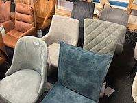 6x eetkamerstoelen, licht blauw - afbeelding 6 van  7