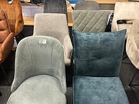 6x eetkamerstoelen, licht blauw - afbeelding 7 van  7