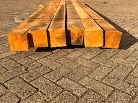 6x eiken balken fijnbezaagd, 150x150mm, lengte 500cm - afbeelding 3 van  3