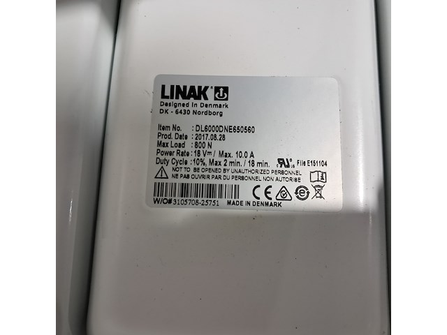 6x elektrisch verstelbaar bureau, linak - afbeelding 11 van  16