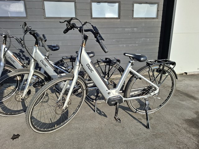 6x elektrische fiets, qwic, grijs - afbeelding 3 van  16