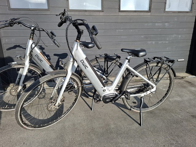 6x elektrische fiets, qwic, grijs - afbeelding 5 van  16