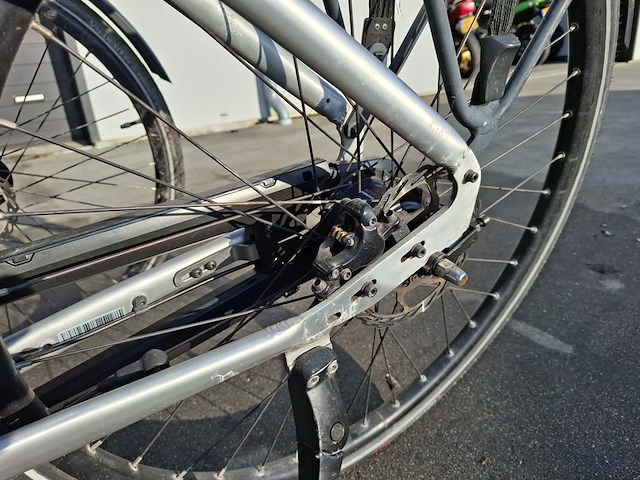 6x elektrische fiets, qwic, grijs - afbeelding 12 van  16