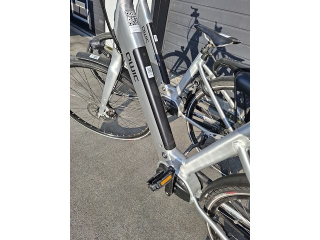 6x elektrische fiets, qwic, grijs - afbeelding 4 van  16