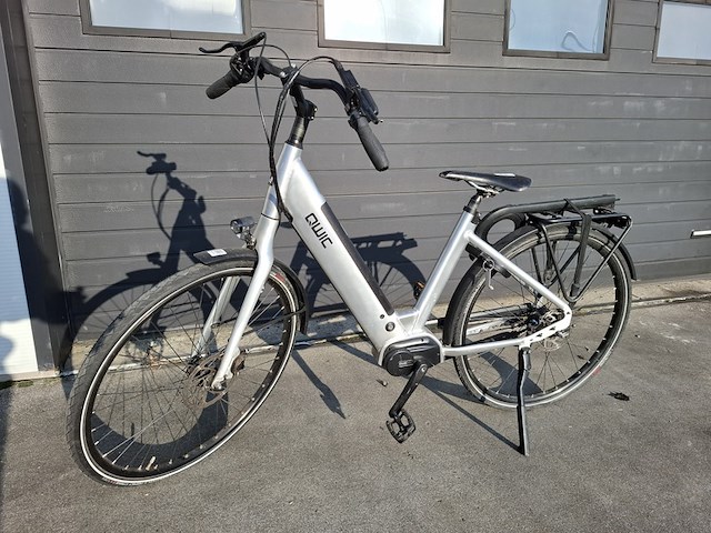 6x elektrische fiets, qwic, grijs - afbeelding 6 van  16