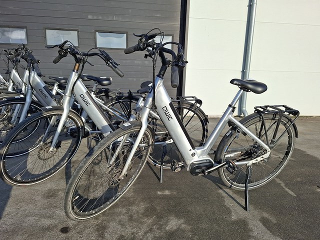 6x elektrische fiets, qwic, grijs - afbeelding 9 van  16