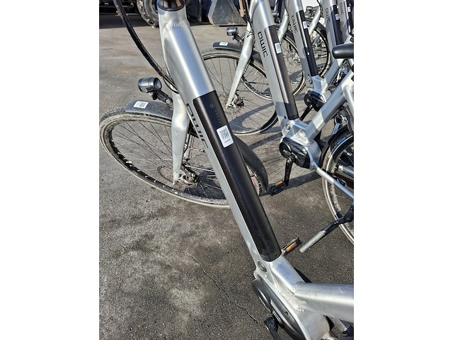 6x elektrische fiets, qwic, grijs - afbeelding 10 van  16