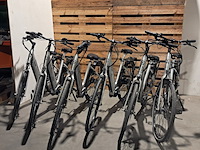 6x elektrische fiets, qwic, proffesional, grijs / chroom