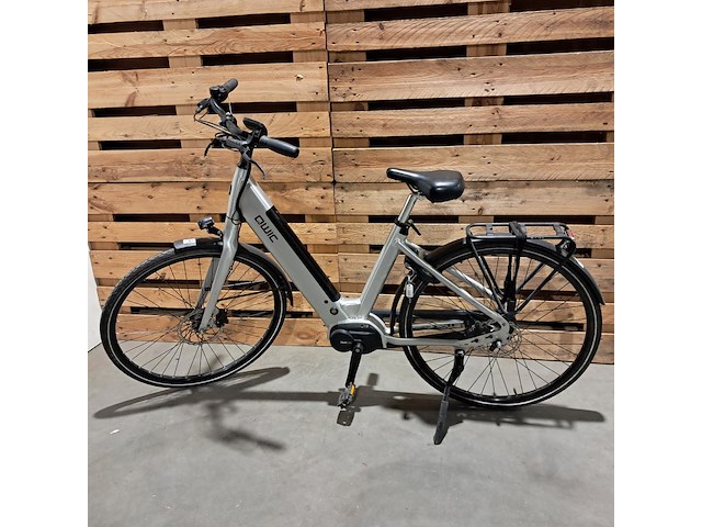 6x elektrische fiets, qwic, proffesional, grijs / chroom - afbeelding 3 van  7