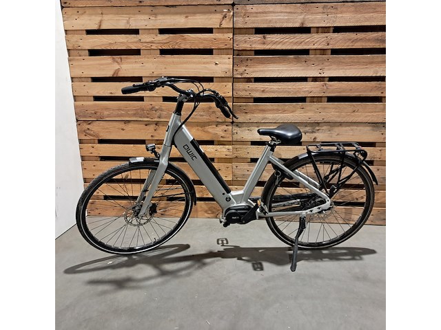 6x elektrische fiets, qwic, proffesional, grijs / chroom - afbeelding 4 van  7
