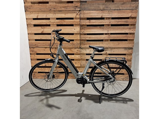 6x elektrische fiets, qwic, proffesional, grijs / chroom - afbeelding 5 van  7