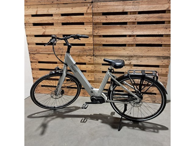 6x elektrische fiets, qwic, proffesional, grijs / chroom - afbeelding 6 van  7