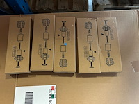 6x elektrische handdoekradiator 750w masterwatt, 300100750 calor 750w straight white - afbeelding 4 van  5